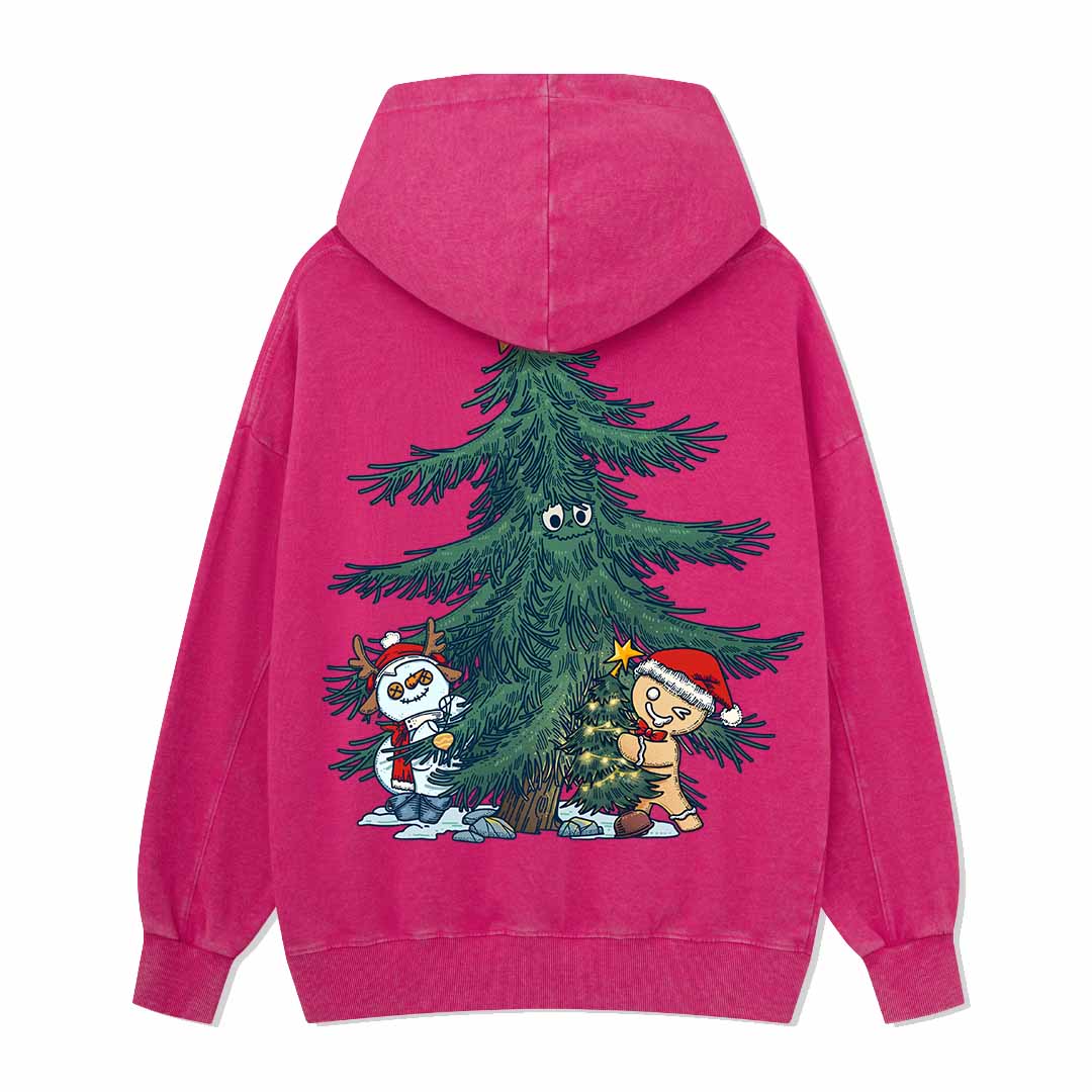 Merry Christmas Washed Hoodie