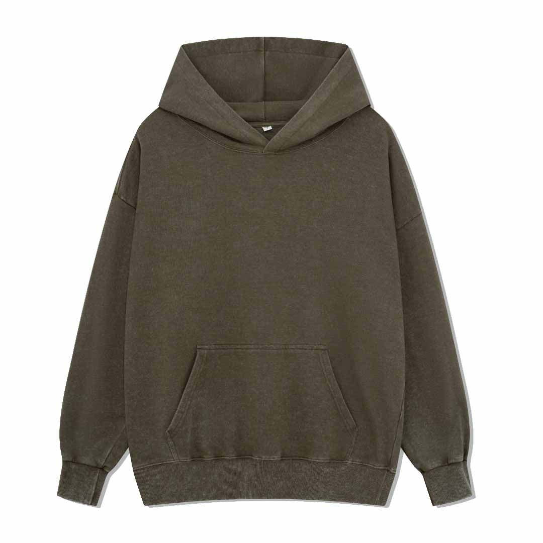 You Make Me Feel Alive Back-printed Washed Hoodie