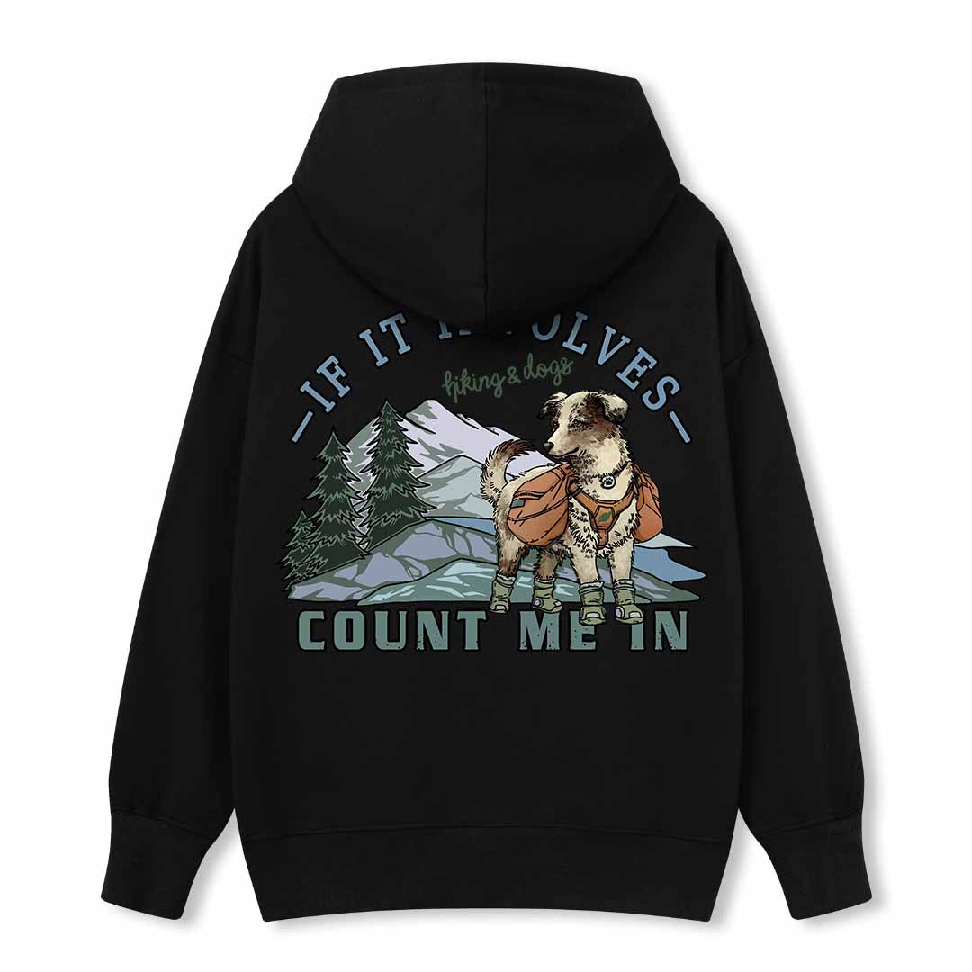 Hiking & Dogs Adventure Hoodie