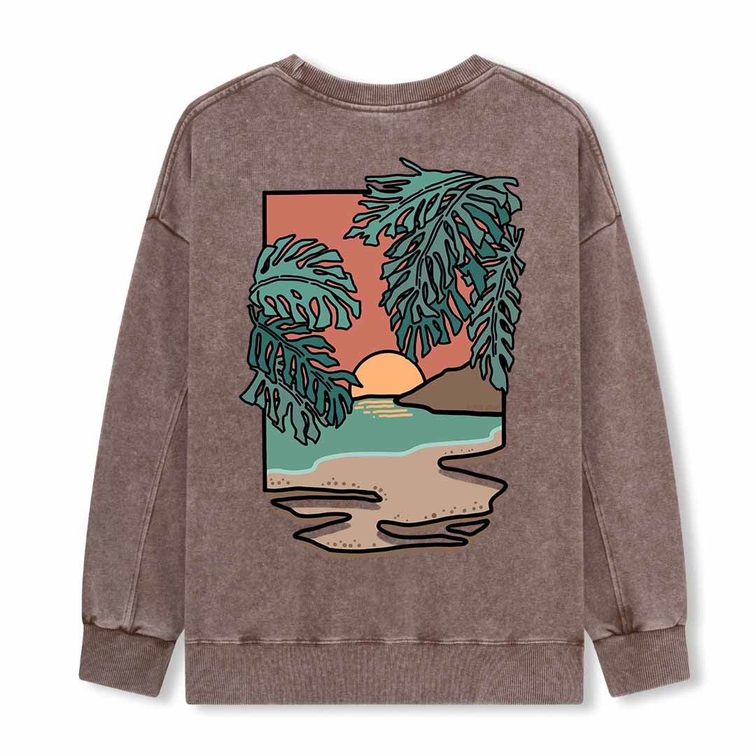 Hawaiian Vacation Washed Sweatshirt