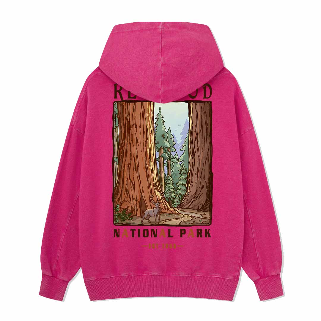 Redwood National Park Washed Hoodie