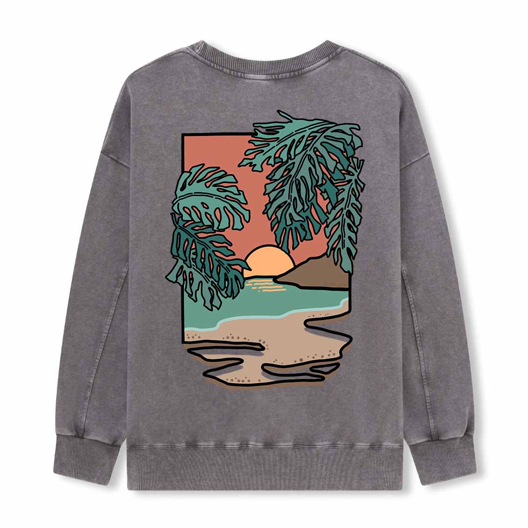Hawaiian Vacation Washed Sweatshirt