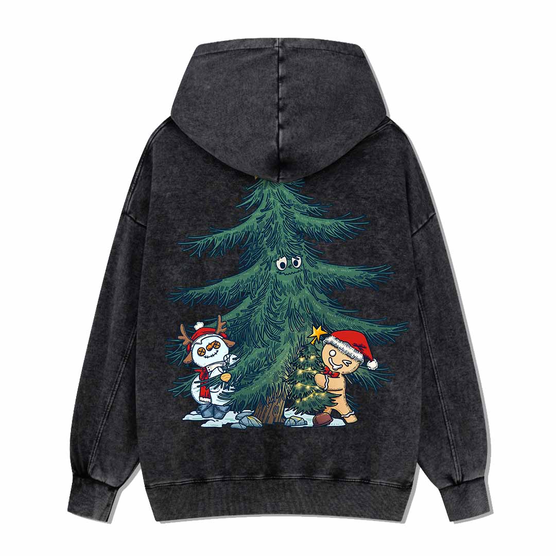 Merry Christmas Washed Hoodie