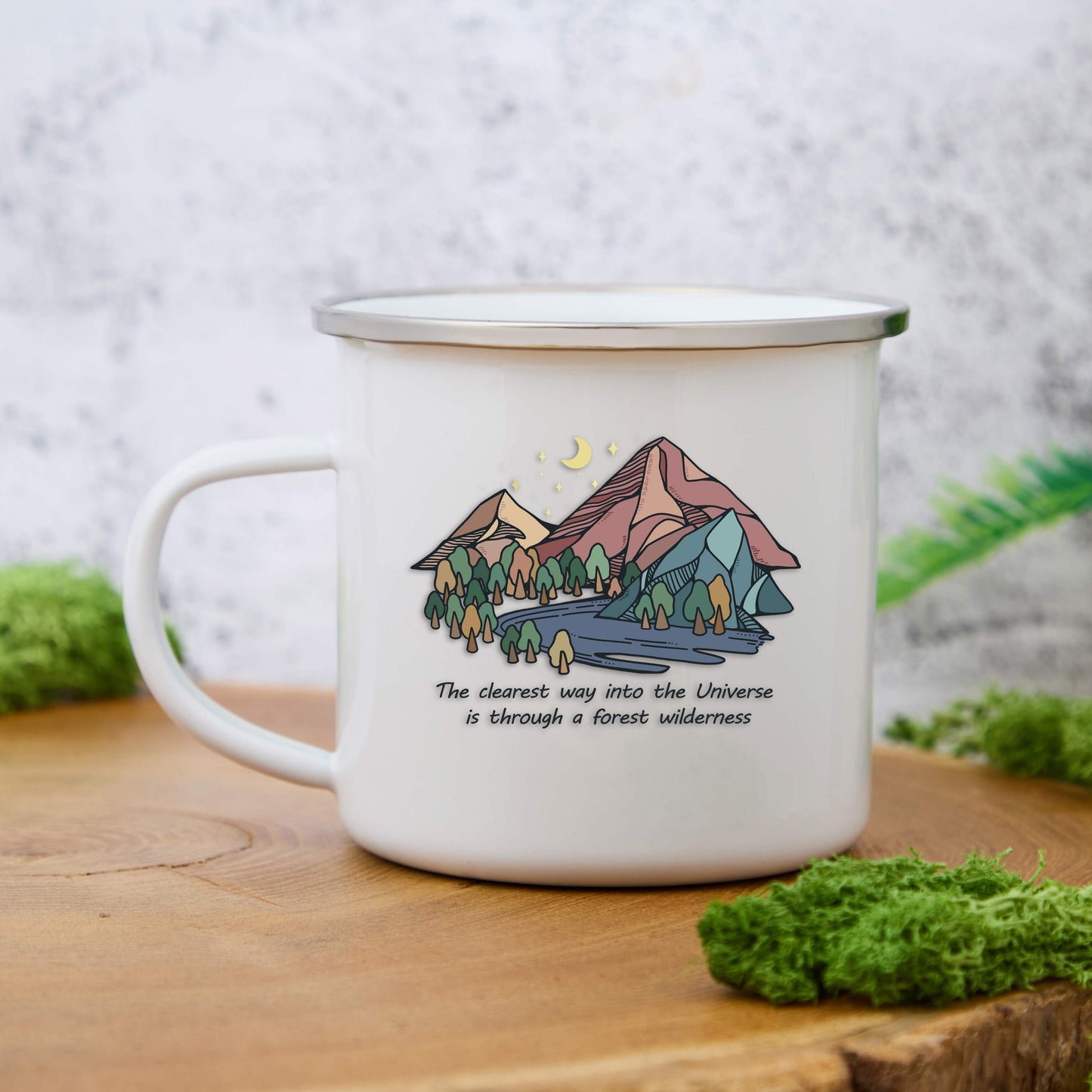 Freeleaf Pathway to the Universe Enamel Mug