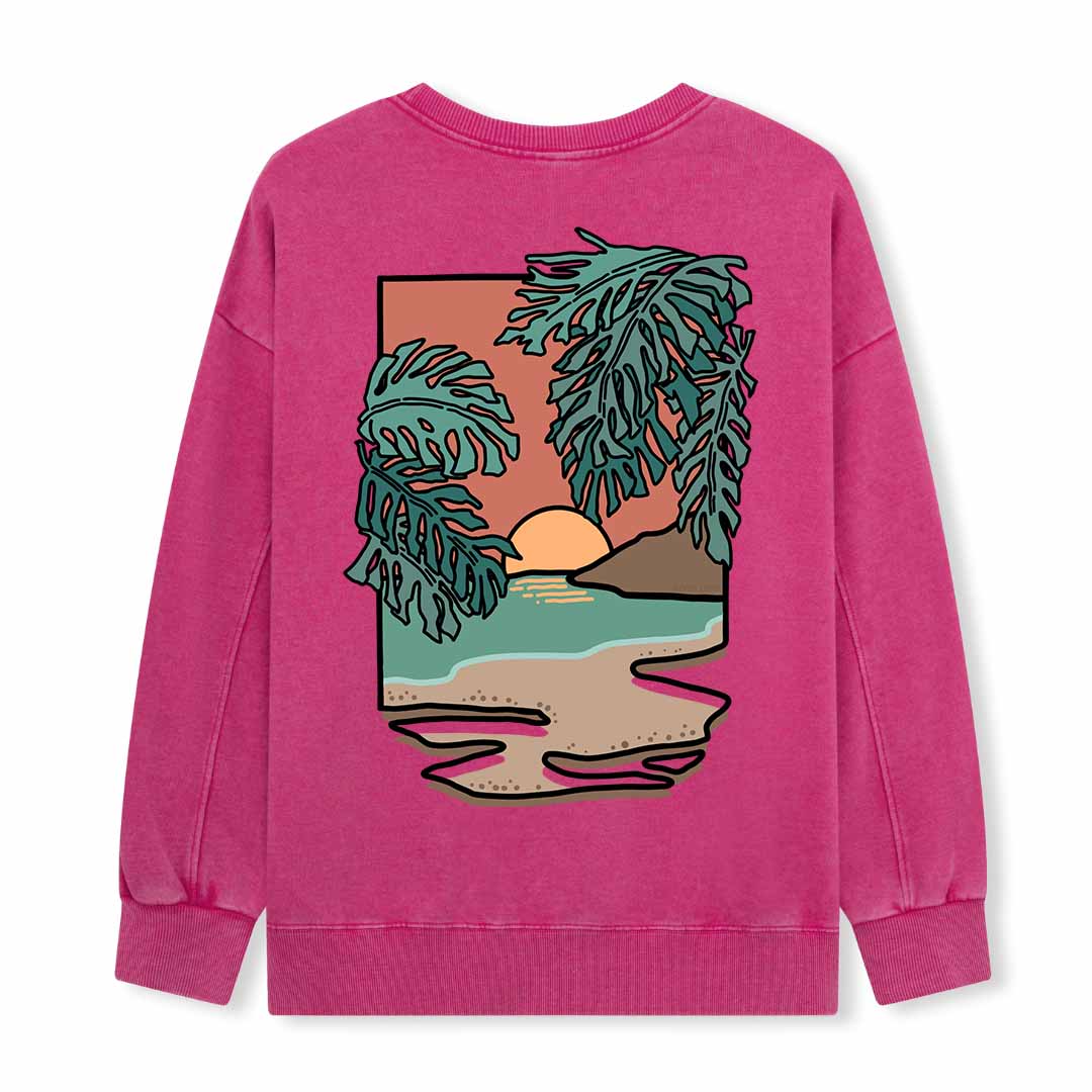 Hawaiian Vacation Washed Sweatshirt