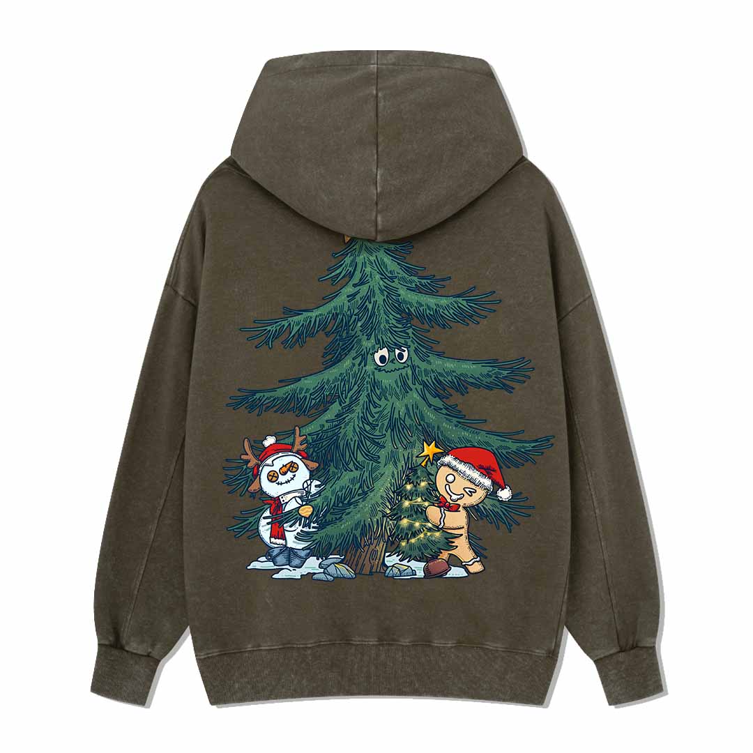 Merry Christmas Washed Hoodie