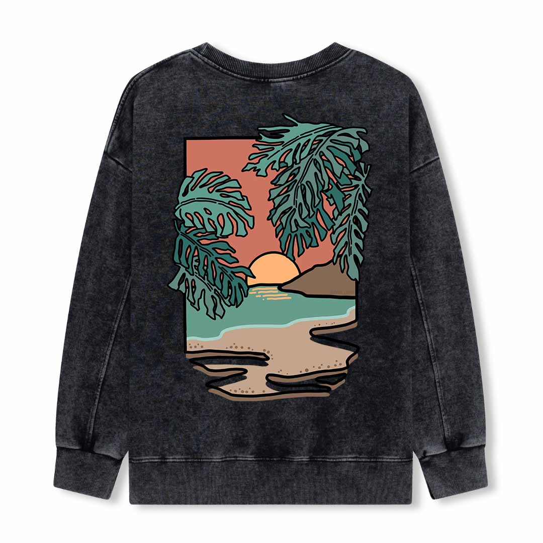 Hawaiian Vacation Washed Sweatshirt