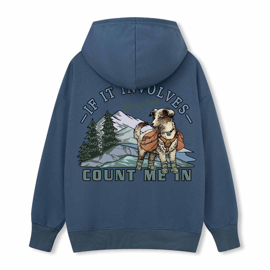 Hiking & Dogs Adventure Hoodie