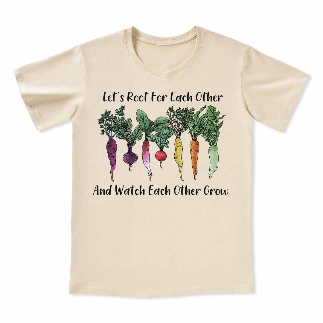Let Root For Each Other V-neck Tee