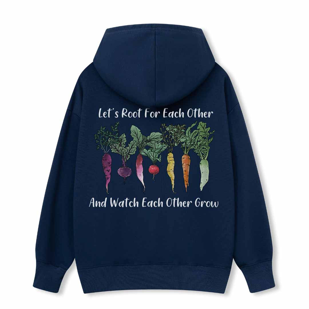 Let Root For Each Other Back-printed Hoodie