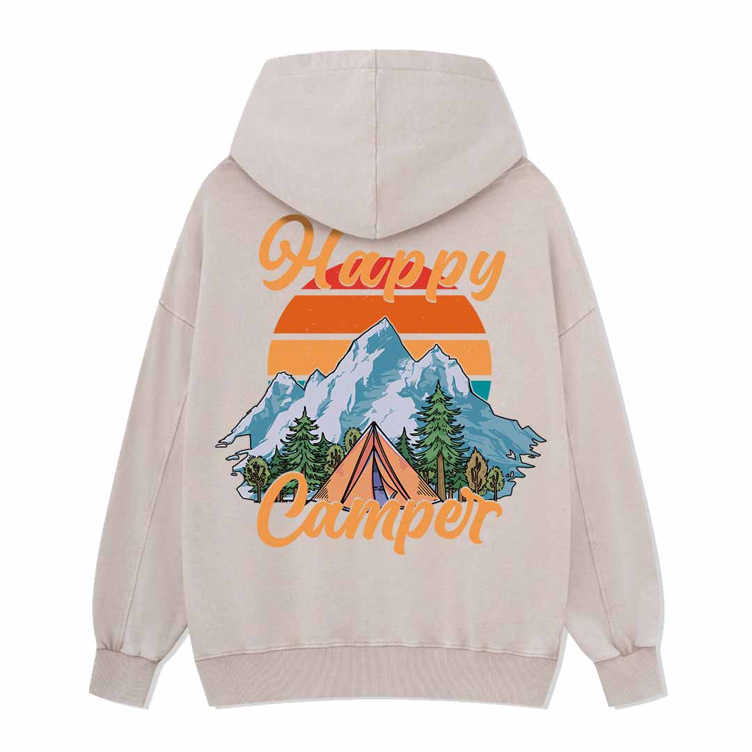 Happy Camper Washed Hoodie