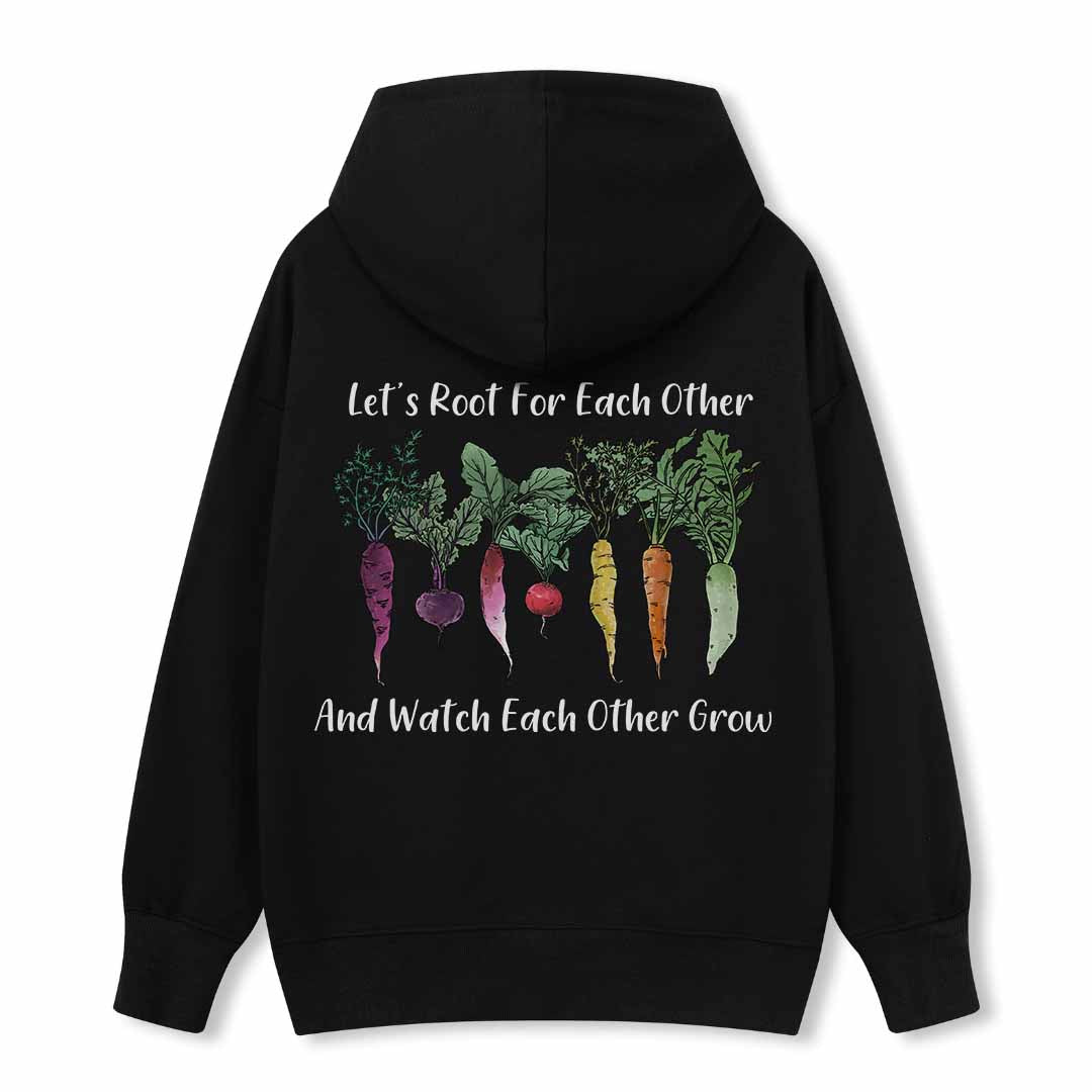 Let Root For Each Other Back-printed Hoodie