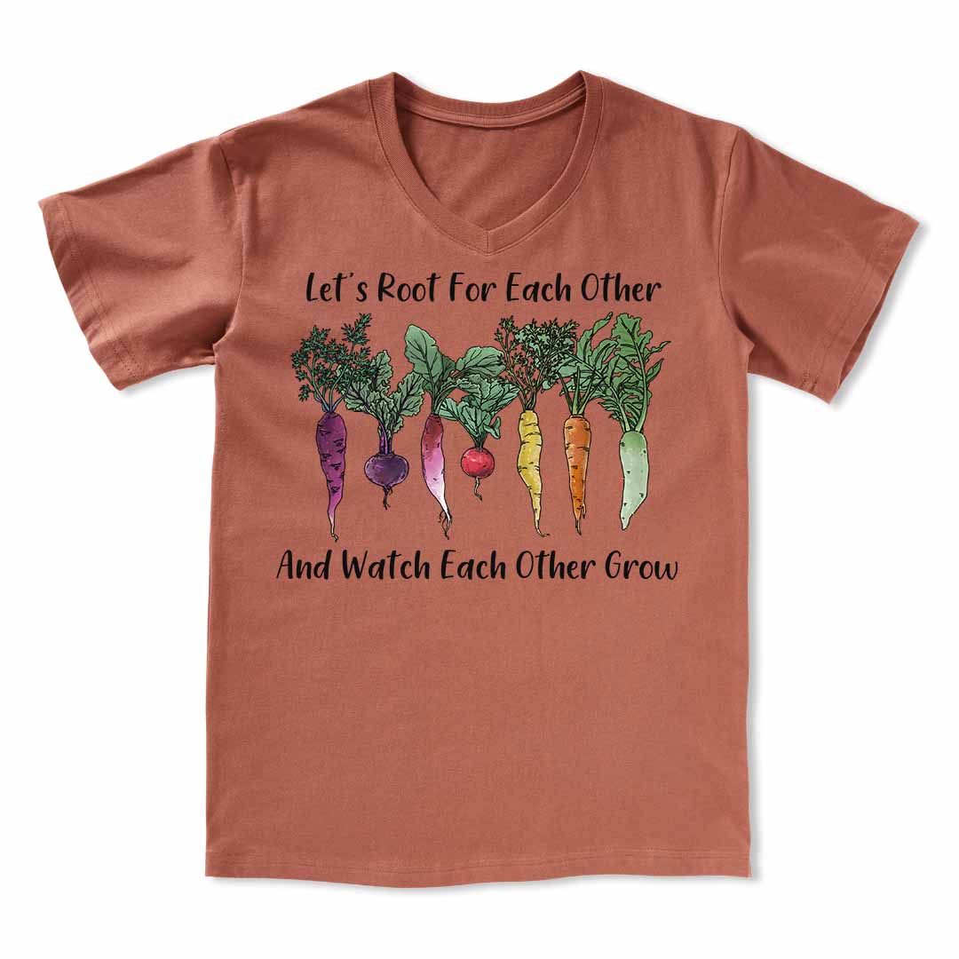 Let Root For Each Other V-neck Tee