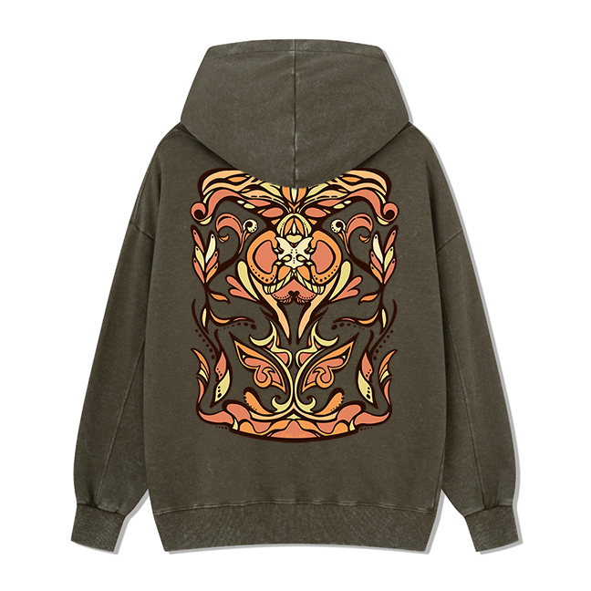 Freeleaf Golden Glow Unisex Nature Inspired Hoodie