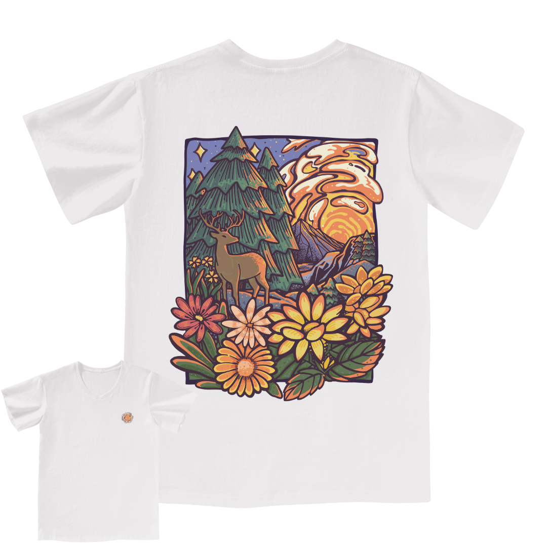 Wander In The Forest V-neck Tee