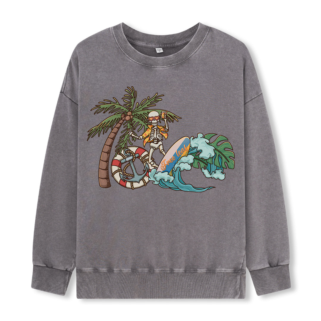 Freeleaf Wild at Heart Washed Sweatshirt