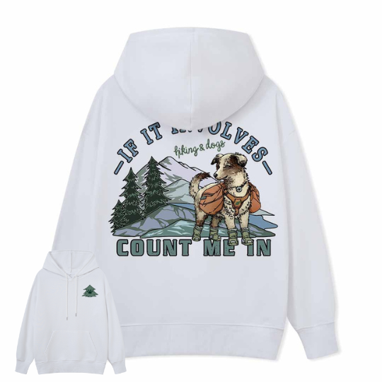 Hiking & Dogs Adventure Hoodie