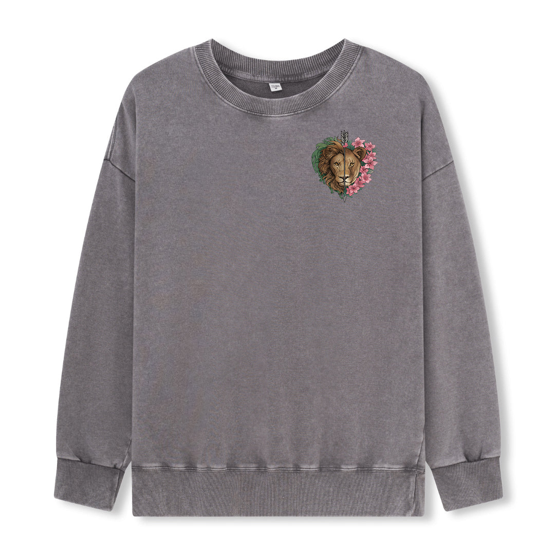 Freeleaf Wild at Heart Love's Serenade Washed Sweatshirt