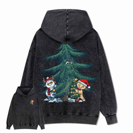 Merry Christmas Washed Hoodie