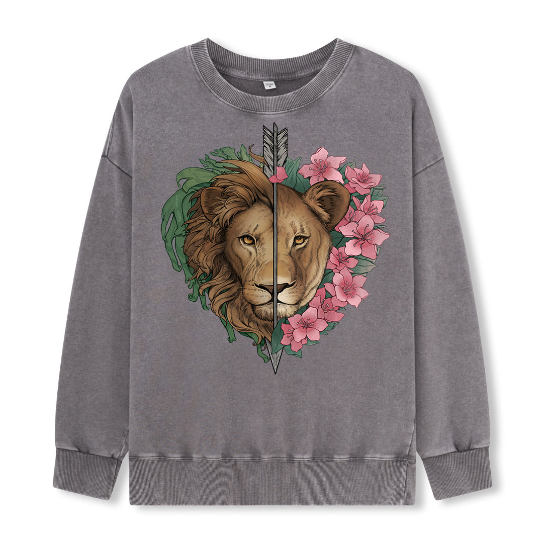 Freeleaf No Rain No Flowers Washed Sweatshirt