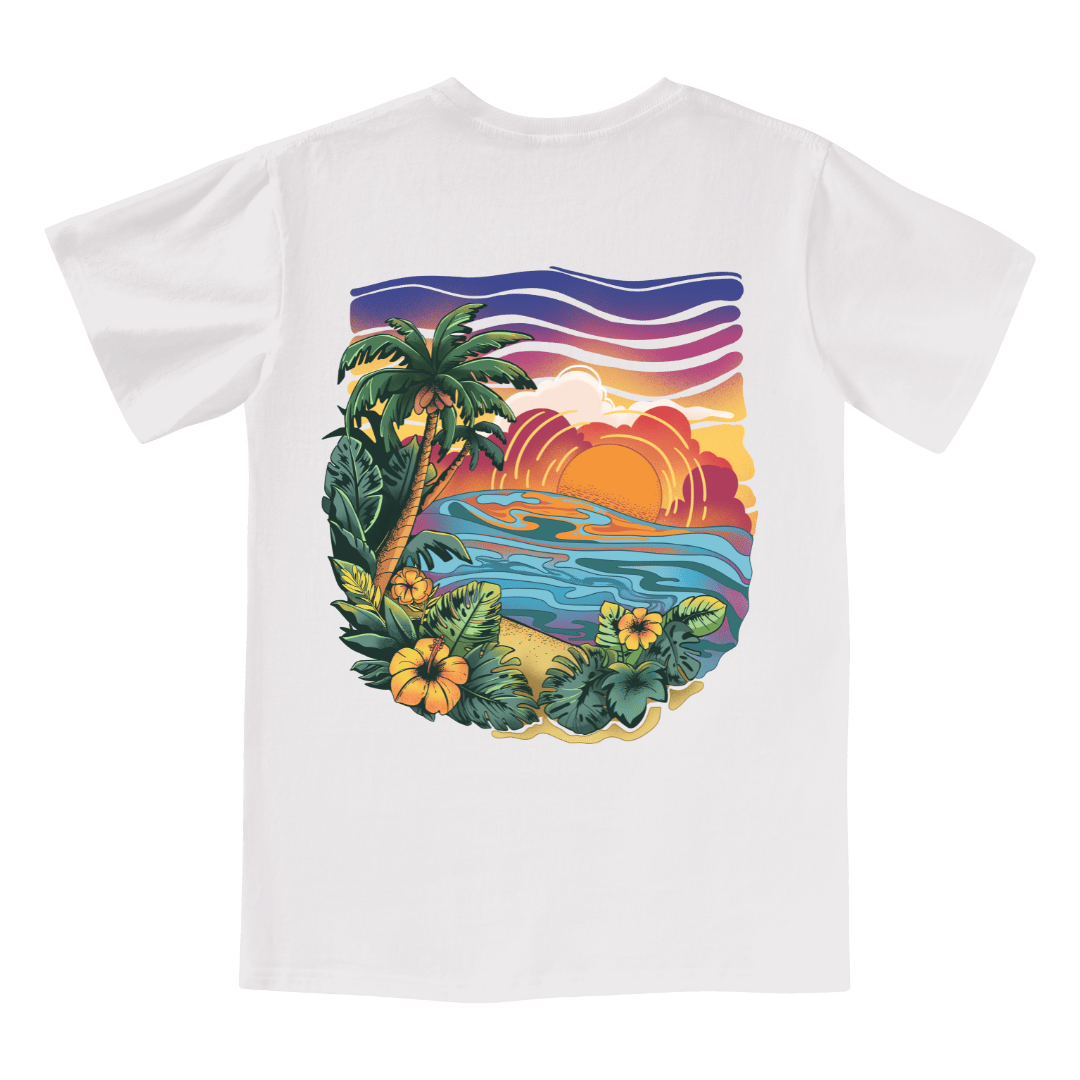 Golden Beach V-neck Tee