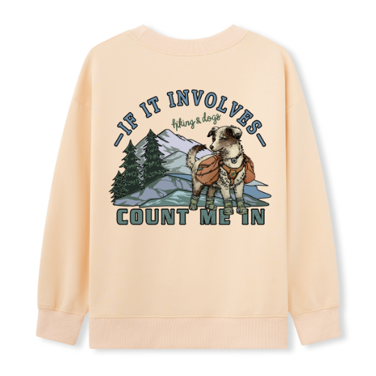 Hiking & Dogs Adventure Sweatshirt