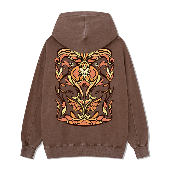 Freeleaf Golden Glow Unisex Nature Inspired Hoodie
