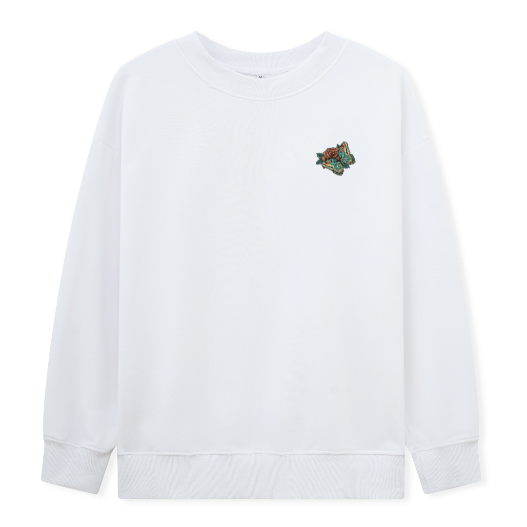 Floral Skull Sweatshirt