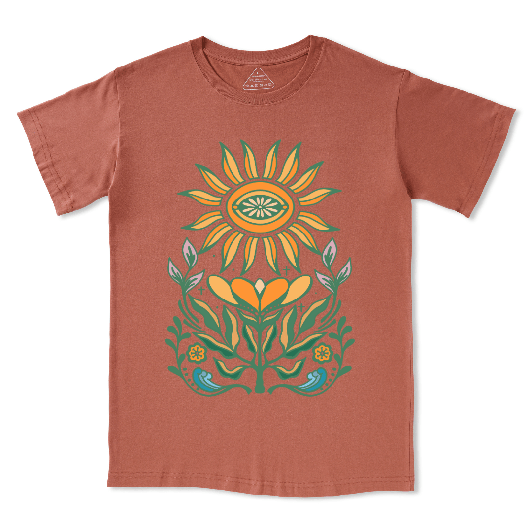 Sunflower Front-print Tee