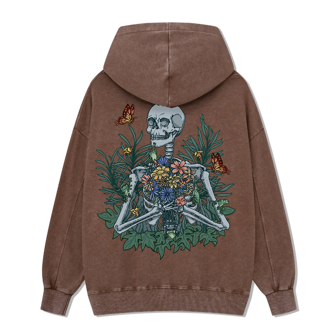 Freeleaf Rebirth in Bloom Unisex Nature Inspired Hoodie