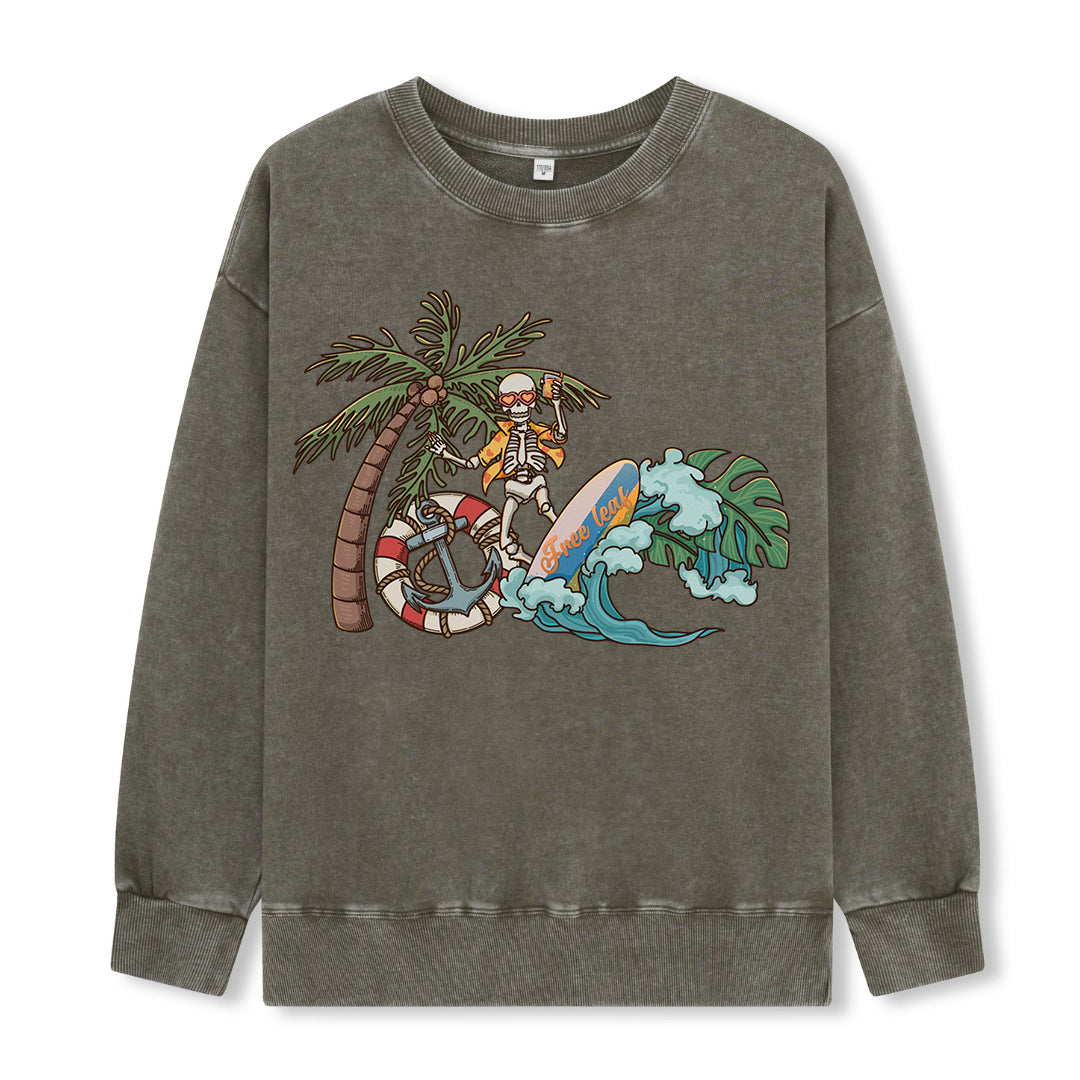 Freeleaf Wild at Heart Washed Sweatshirt
