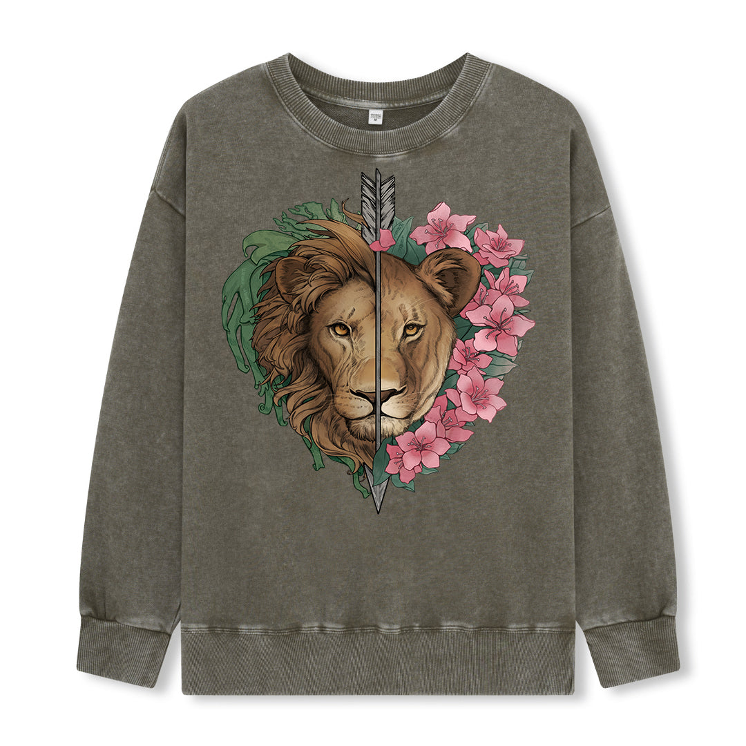 Freeleaf No Rain No Flowers Washed Sweatshirt