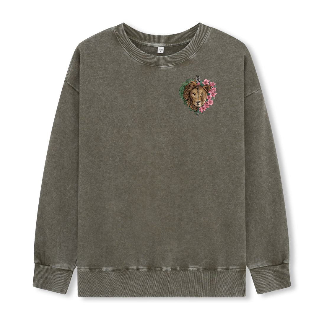 Freeleaf Wild at Heart Love's Serenade Washed Sweatshirt