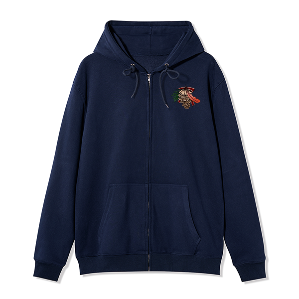 freeleaf-christmas-cardinal-unisex-fleece-full-zip-hoodie