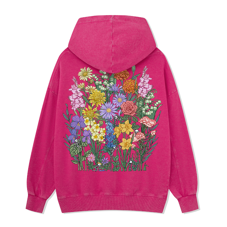 Freeleaf Whimsy in Bloom Unisex Nature Inspired Hoodie