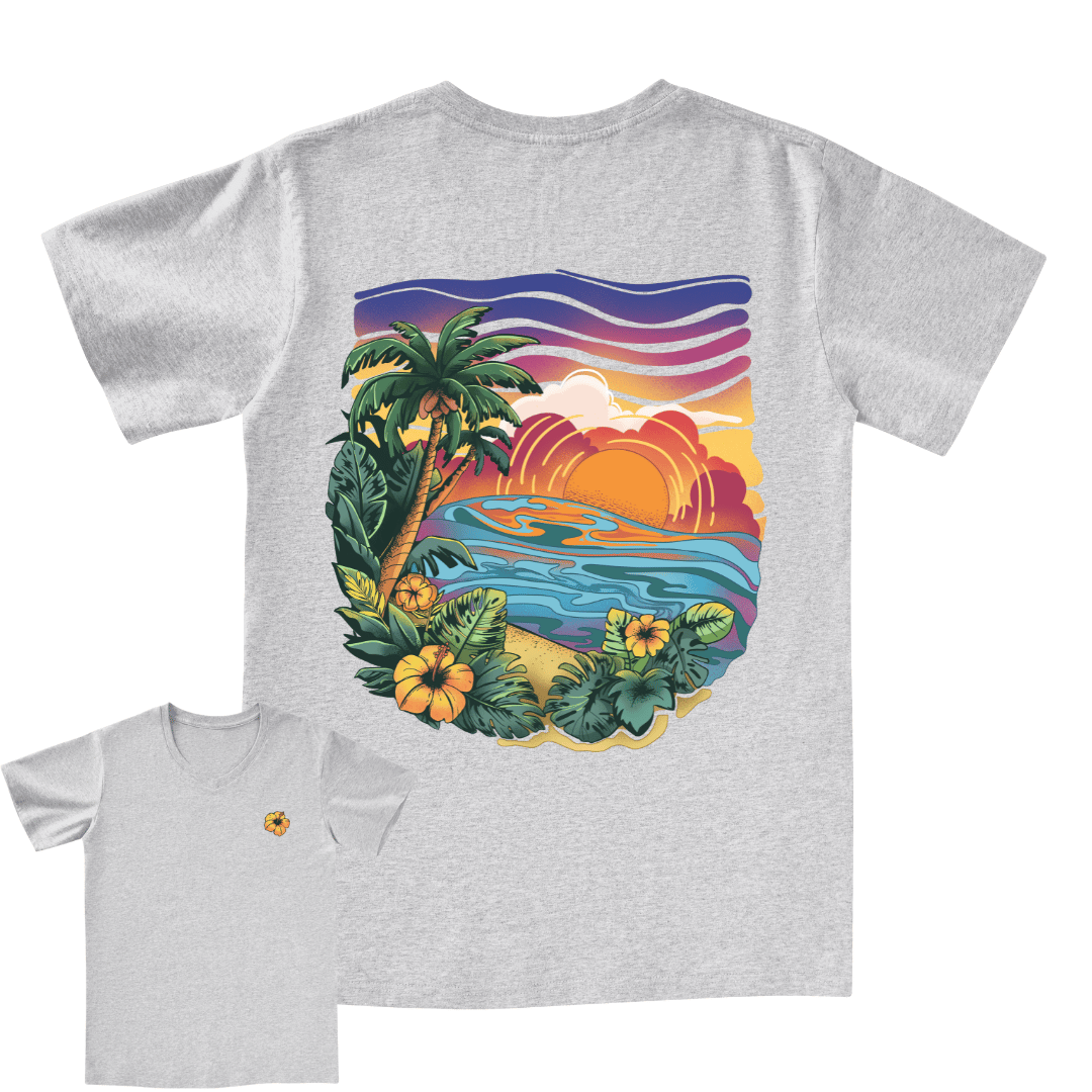 Golden Beach V-neck Tee