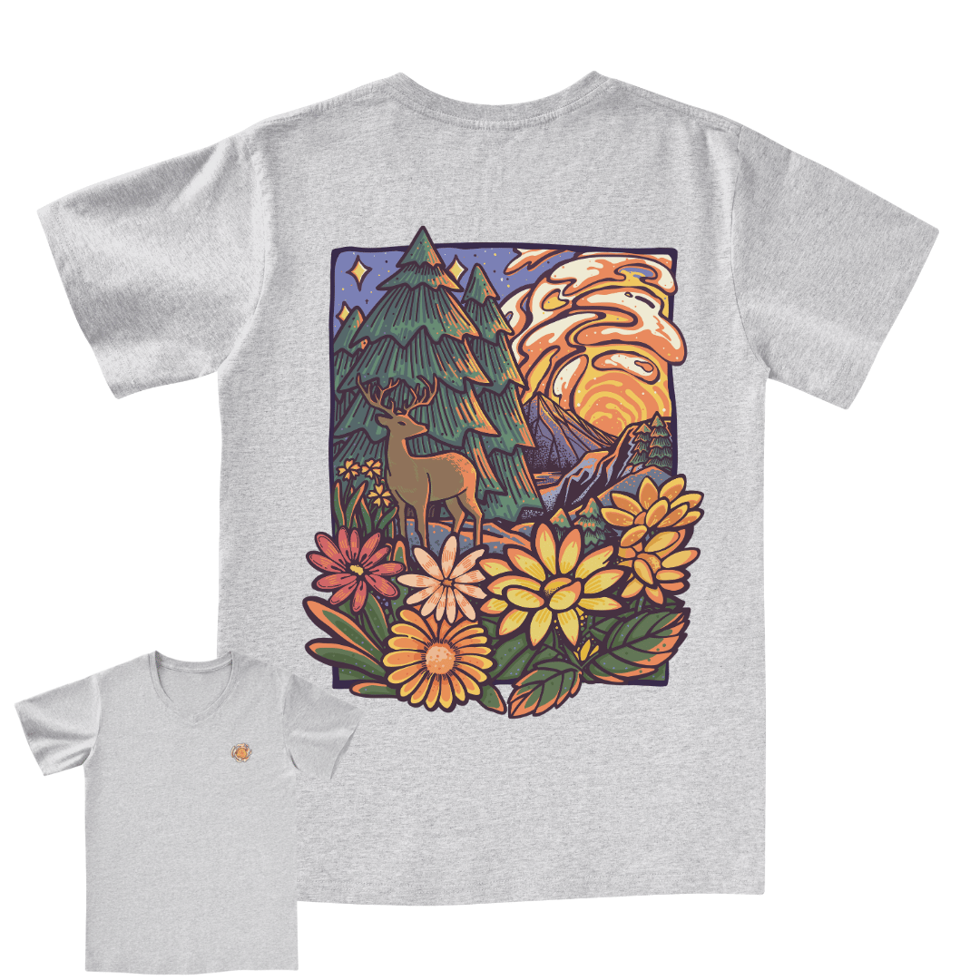 Wander In The Forest V-neck Tee