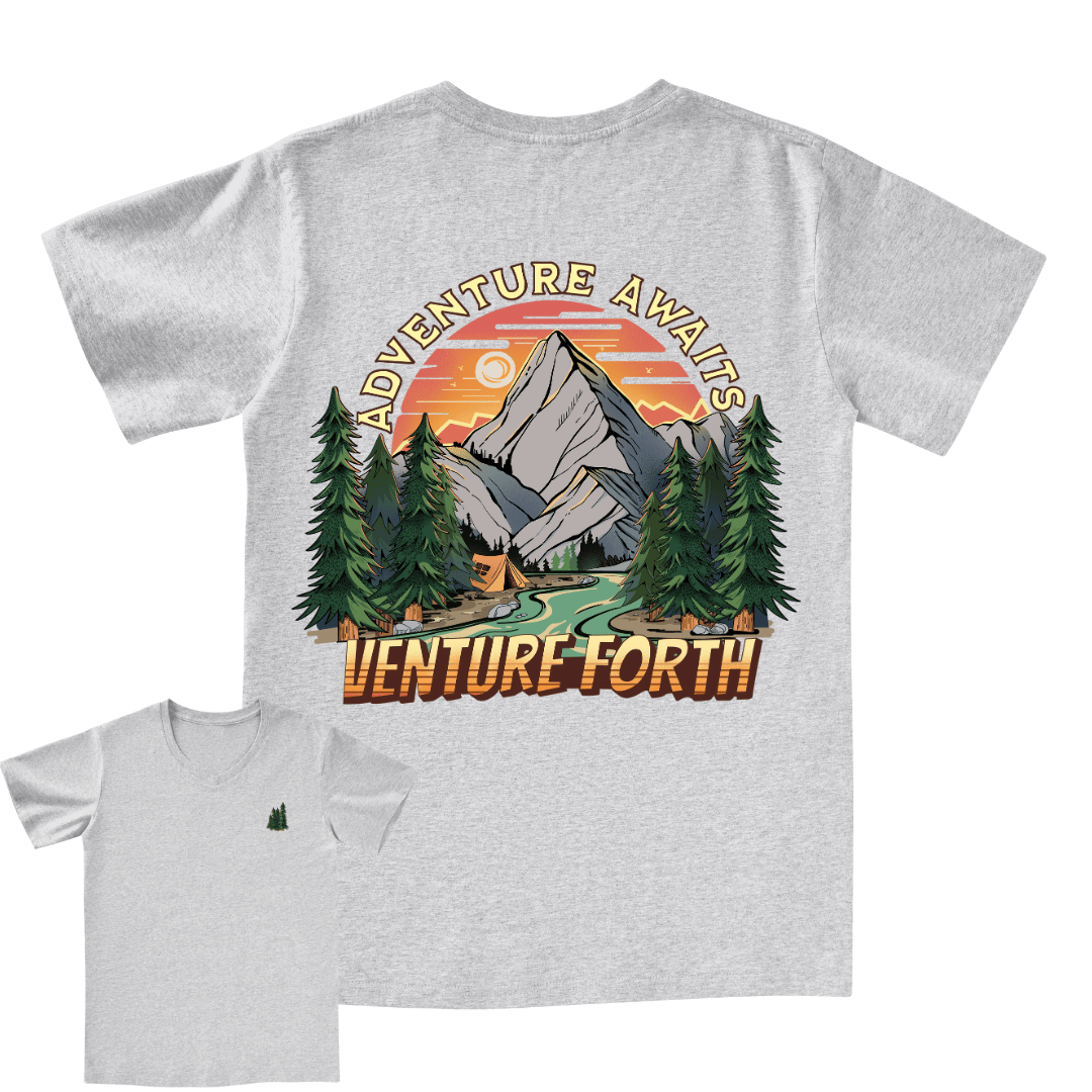 Adventure Awaits V-neck Tee