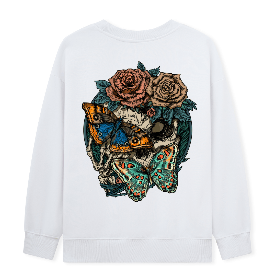 Floral Skull Sweatshirt