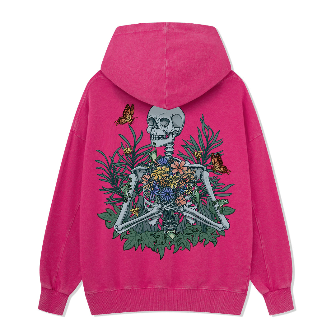 Freeleaf Rebirth in Bloom Unisex Nature Inspired Hoodie
