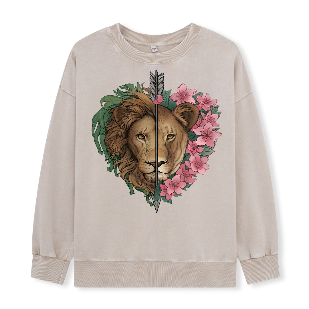 Freeleaf No Rain No Flowers Washed Sweatshirt
