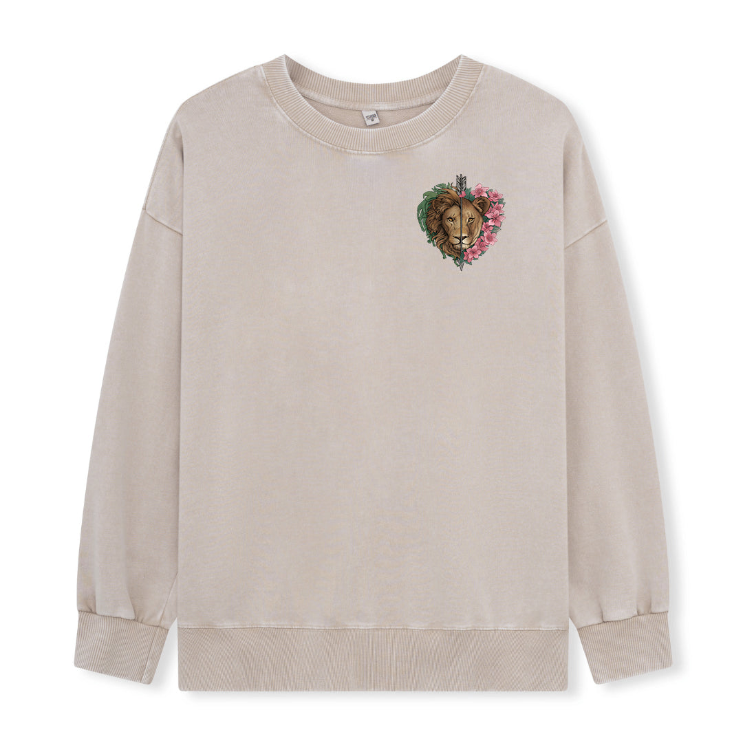 Freeleaf Wild at Heart Love's Serenade Washed Sweatshirt
