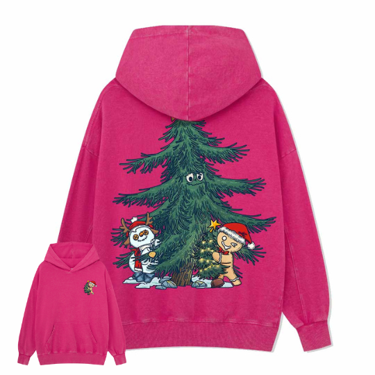 Merry Christmas Washed Hoodie