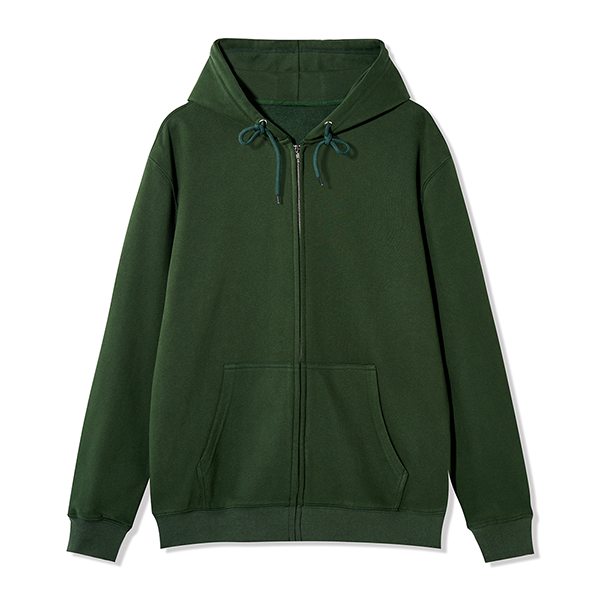 Freeleaf You Make Me Feel Alive Back-printed Unisex Nature Inspired Fleece Full-Zip Hoodie