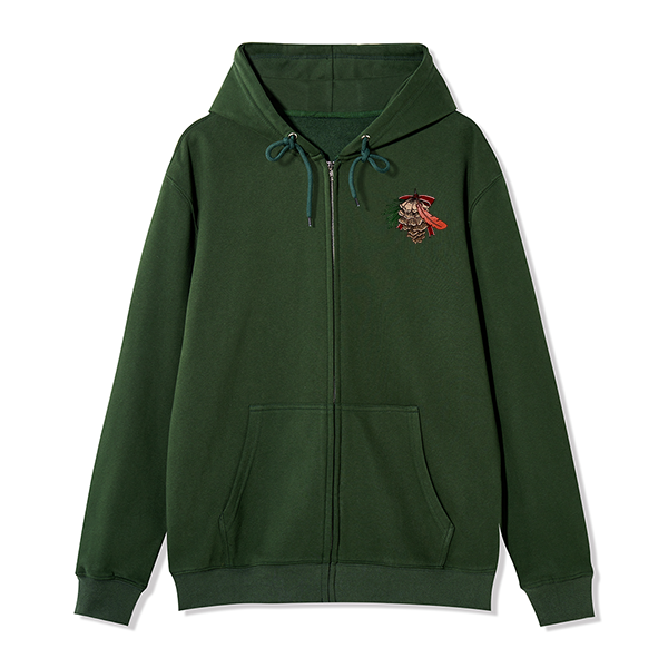 freeleaf-christmas-cardinal-unisex-fleece-full-zip-hoodie