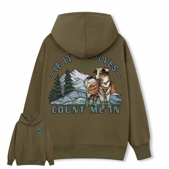 Hiking & Dogs Adventure Hoodie