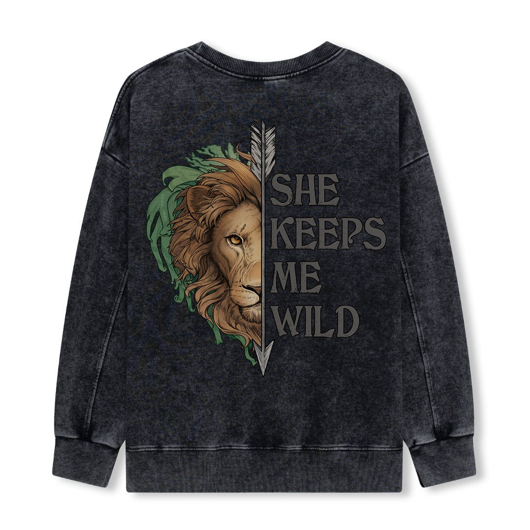 Freeleaf Wild at Heart Love's Serenade Washed Sweatshirt