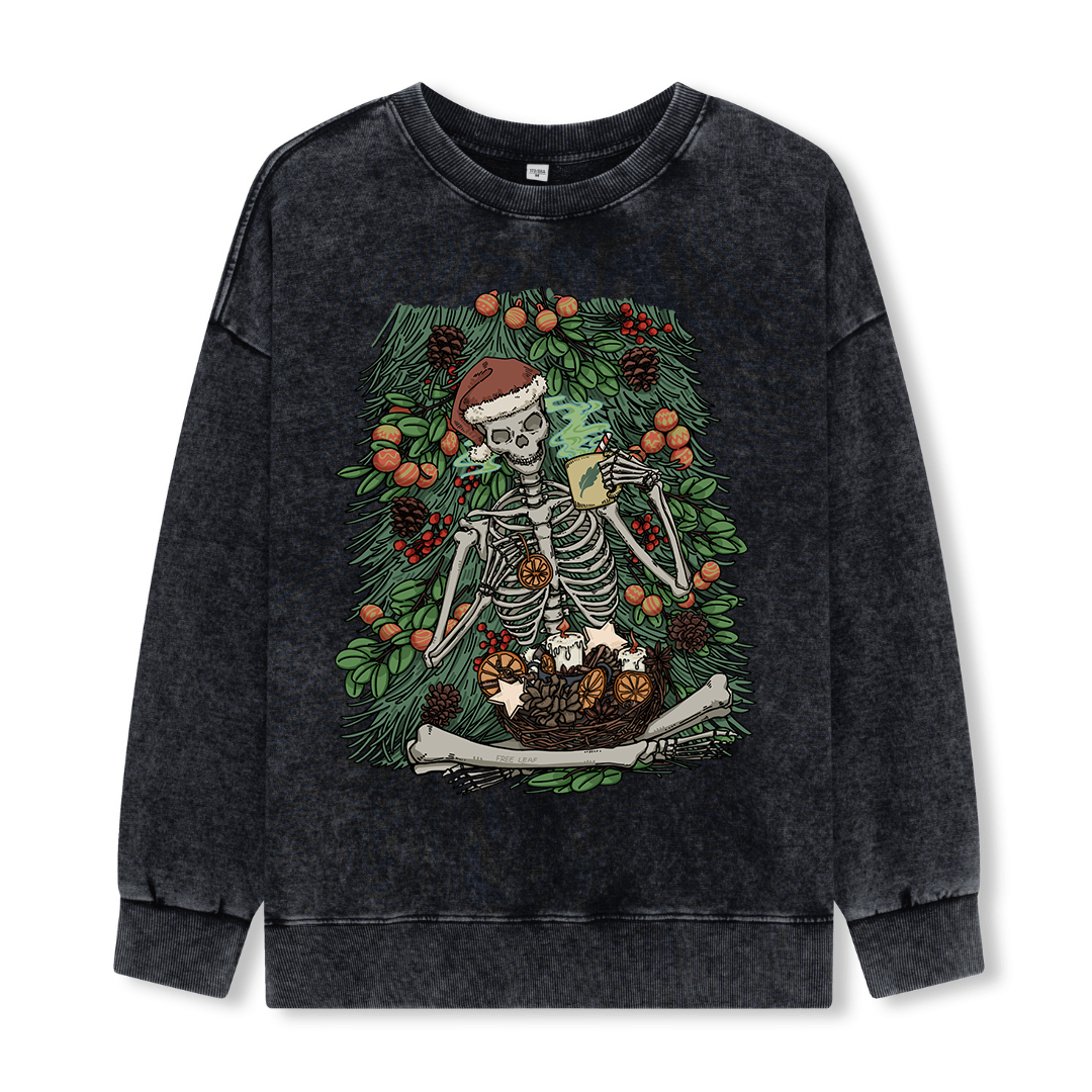 freeleaf-infinite-fun-time-front-printed-washed-sweatshirt