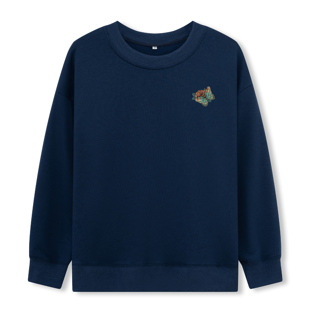Floral Skull Sweatshirt