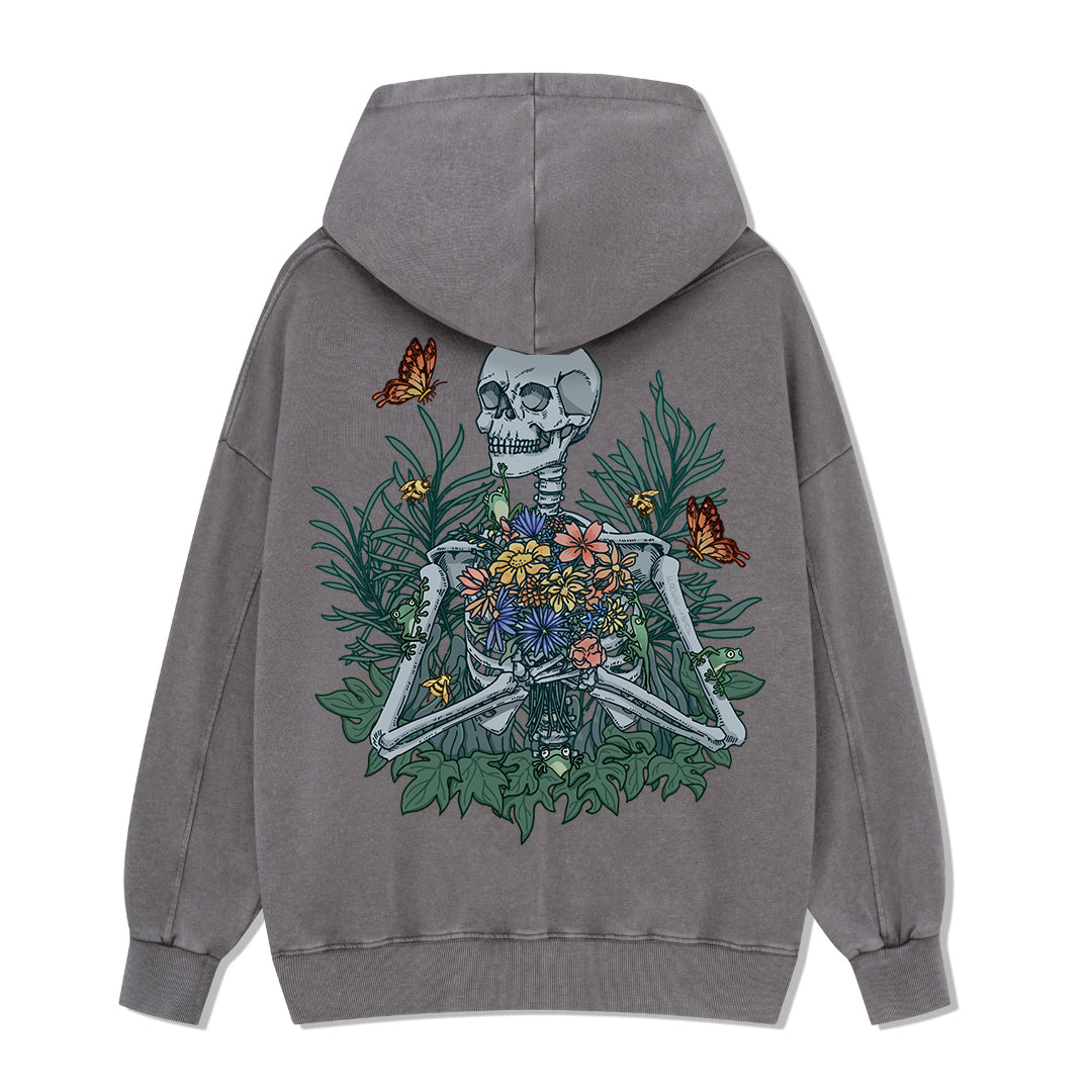 Freeleaf Rebirth in Bloom Unisex Nature Inspired Hoodie